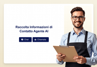 Raccolta Informazioni di Contatto Agente AI Thumbnail