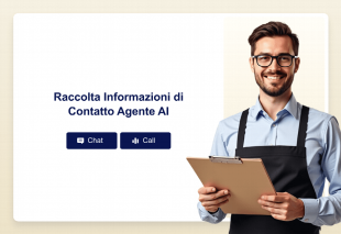 Raccolta Informazioni di Contatto Agente AI Thumbnail