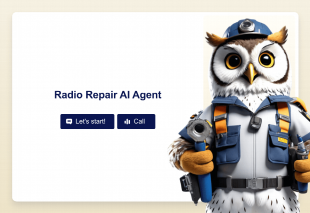 Radio Repair AI Agent Template Thumbnail