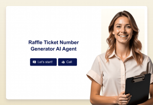 Raffle Ticket Number Generator AI Agent Template Thumbnail