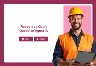 Rapport de Quart Quotidien Agent IA Template Thumbnail