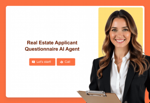 Real Estate Applicant Questionnaire AI Agent Template Thumbnail