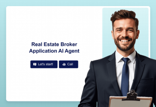 Real Estate Broker Application AI Agent Template Thumbnail