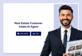 Real Estate Customer Intake AI Agent Template Thumbnail