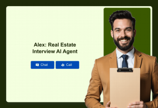 Real Estate Interview AI Agent Template Thumbnail