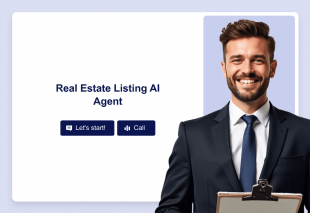 Real Estate Listing AI Agent Template Thumbnail