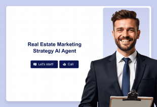 Real Estate Marketing Strategy AI Agent Template Thumbnail