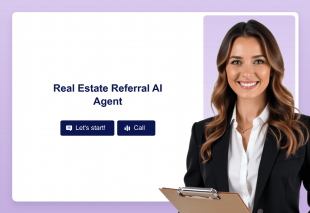 Real Estate Referral AI Agent Template Thumbnail