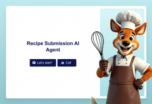 Recipe Submission AI Agent Template Thumbnail