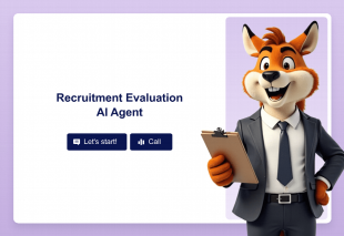 Recruitment Evaluation AI Agent Template Thumbnail