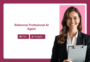 Referensi Profesional AI Agent Template Thumbnail