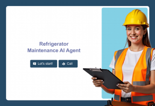 Refrigerator Maintenance AI Agent Template Thumbnail