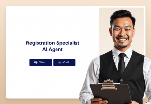 Registration Specialist AI Agent Template Thumbnail