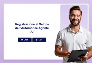 Registrazione al Salone dell'Automobile Agente AI Thumbnail
