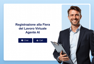 Registrazione alla Fiera del Lavoro Virtuale Agente AI Thumbnail