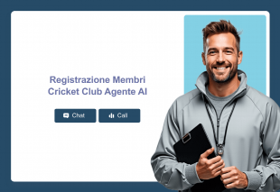 Registrazione Membri Cricket Club Agente AI Thumbnail