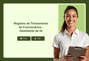 Registro de Treinamento de Funcionários - Assistente de IA Thumbnail