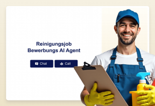 Reinigungsjob Bewerbungs AI Agent Thumbnail