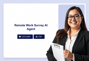 Remote Work Survey AI Agent Template Thumbnail