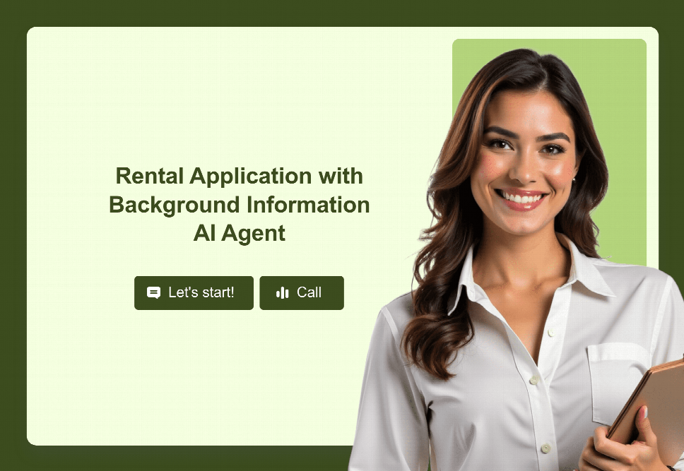 Rental Application AI Agent Template | Jotform