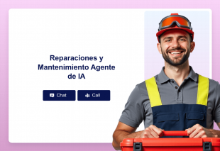 Reparaciones y Mantenimiento Agente de IA Thumbnail