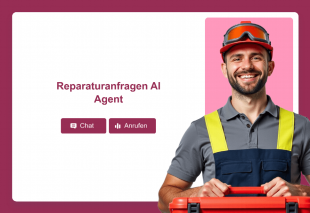 Reparaturanfragen AI Agent Template Thumbnail