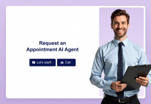 Request an Appointment AI Agent Template Thumbnail