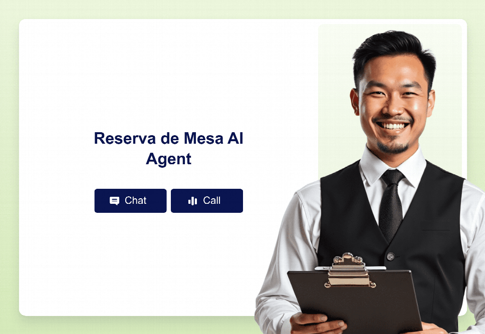 Reserva de Mesa AI Agent | Jotform