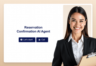 Reservation Confirmation AI Agent Template Thumbnail