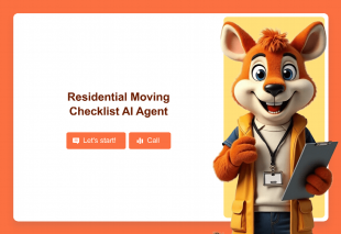 Residential Moving Checklist AI Agent Template Thumbnail