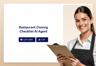 Restaurant Closing Checklist AI Agent Template Thumbnail