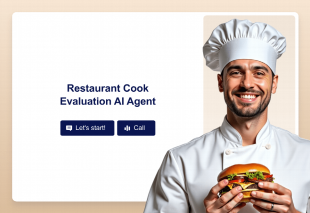 Restaurant Cook Evaluation AI Agent Template Thumbnail