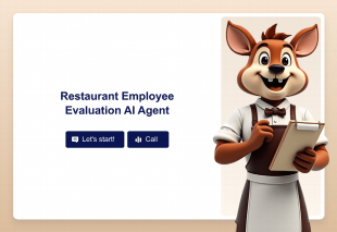 Restaurant Employee Evaluation AI Agent Template Thumbnail
