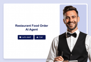 Restaurant Food Order AI Agent Template Thumbnail