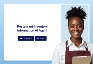Restaurant Inventory Information AI Agent Template Thumbnail