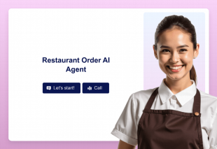 Restaurant Order AI Agent Template Thumbnail