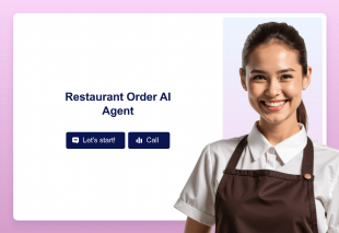 Restaurant Order AI Agent Template Thumbnail