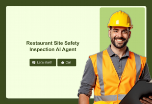 Restaurant Site Safety Inspection AI Agent Template Thumbnail