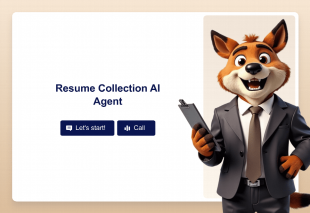 Resume Collection AI Agent Template Thumbnail