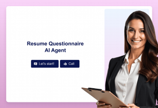 Resume Questionnaire AI Agent Template Thumbnail