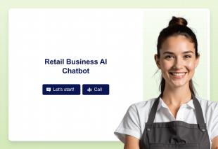 Retail Business AI Chatbot Template Thumbnail