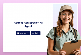 Retreat Registration AI Agent Template Thumbnail