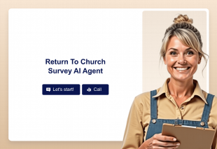 Return To Church Survey AI Agent Template Thumbnail
