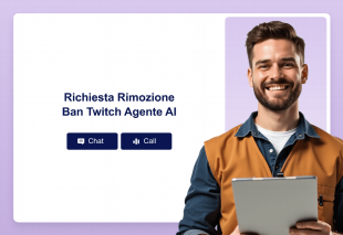 Richiesta Rimozione Ban Twitch Agente AI Thumbnail