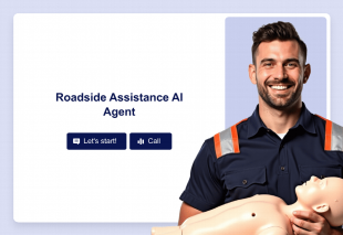 Roadside Assistance AI Agent Template Thumbnail
