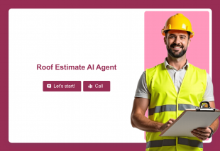 Roof Estimate AI Agent Template Thumbnail