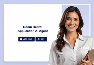 Room Rental Application AI Agent Template Thumbnail
