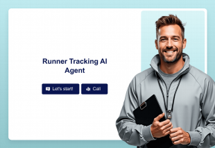Runner Tracking AI Agent Template Thumbnail