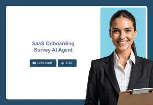 SaaS Onboarding Survey AI Agent Template Thumbnail