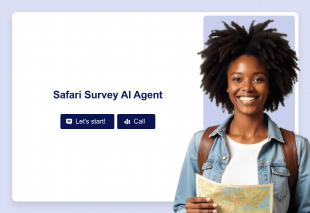 Safari Survey AI Agent Template Thumbnail